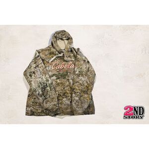 Cabela's Women's Camo Camouflage Pullover Hoodie XL